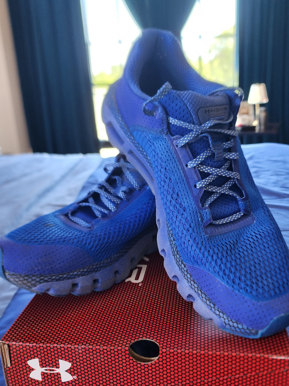 Under Armour Men’s Royal Blue Breathable Athletic Sneakers